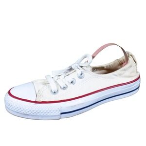 Converse Shoreline Women Athletic Slip On Shoe Size‎ 5 Casual White Fabric